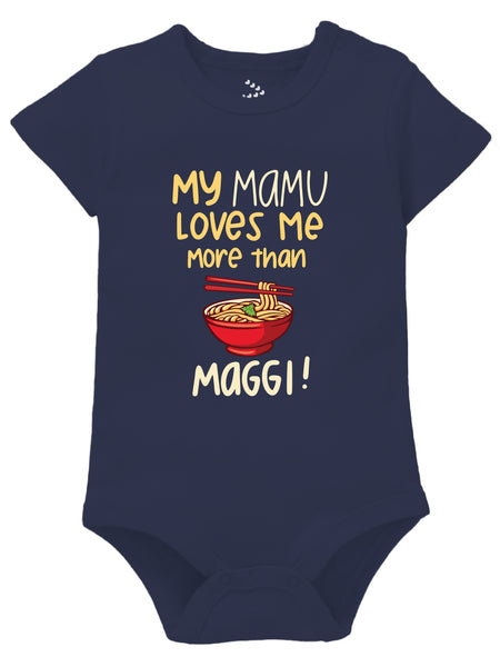 My Mamu Loves me More than Maggi - Onesie