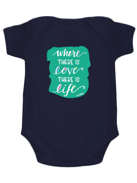 Where there is love - M.K. Gandhi - Onesie