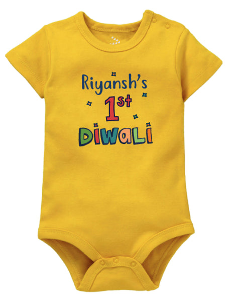 "Name's" First Diwali - Onesie