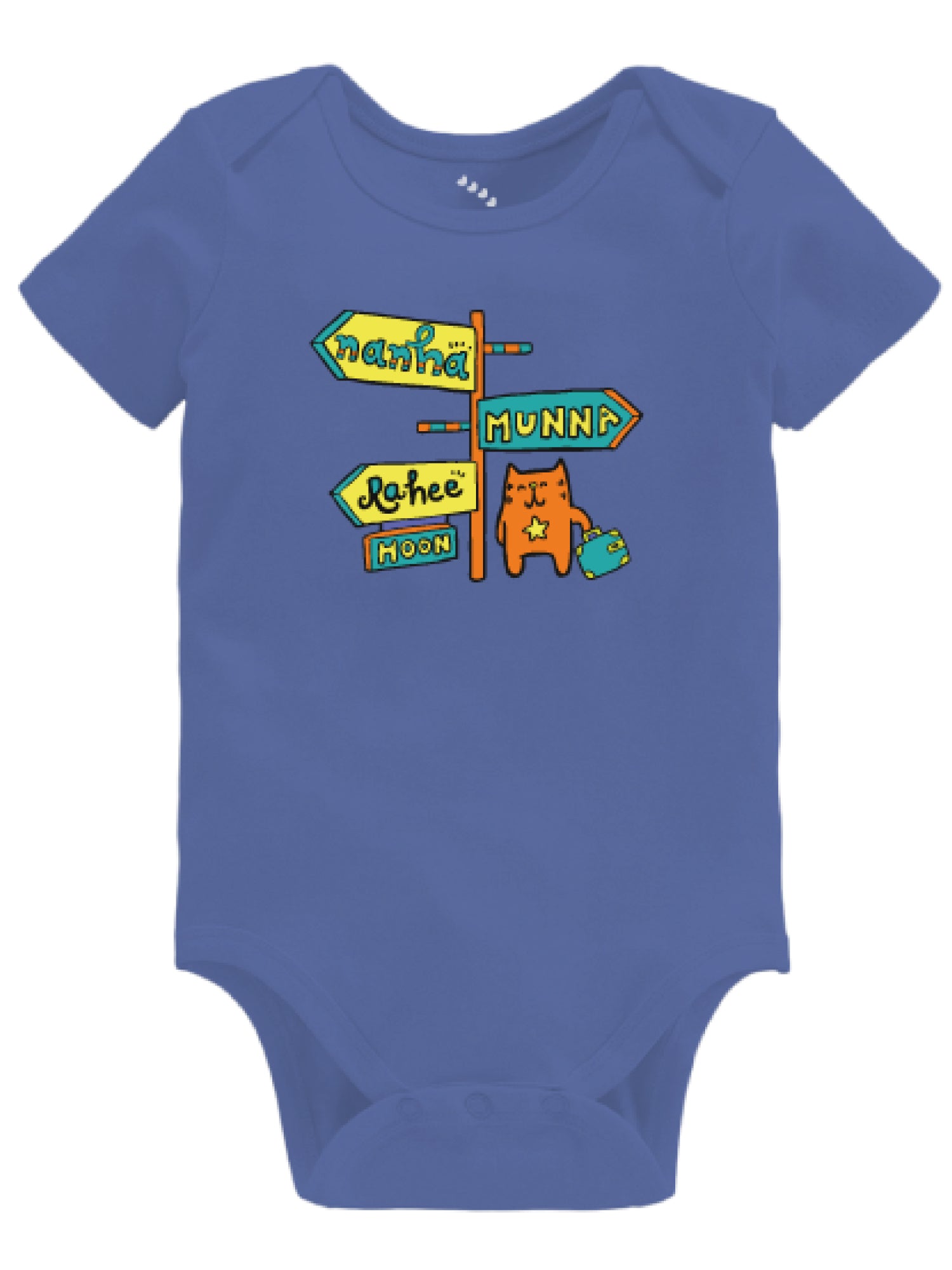 Nanha munna rahee hoon text onesie for independence day - Independence day theme outfits/rompers/bodysuits/dresses/onesies for baby girls and boys