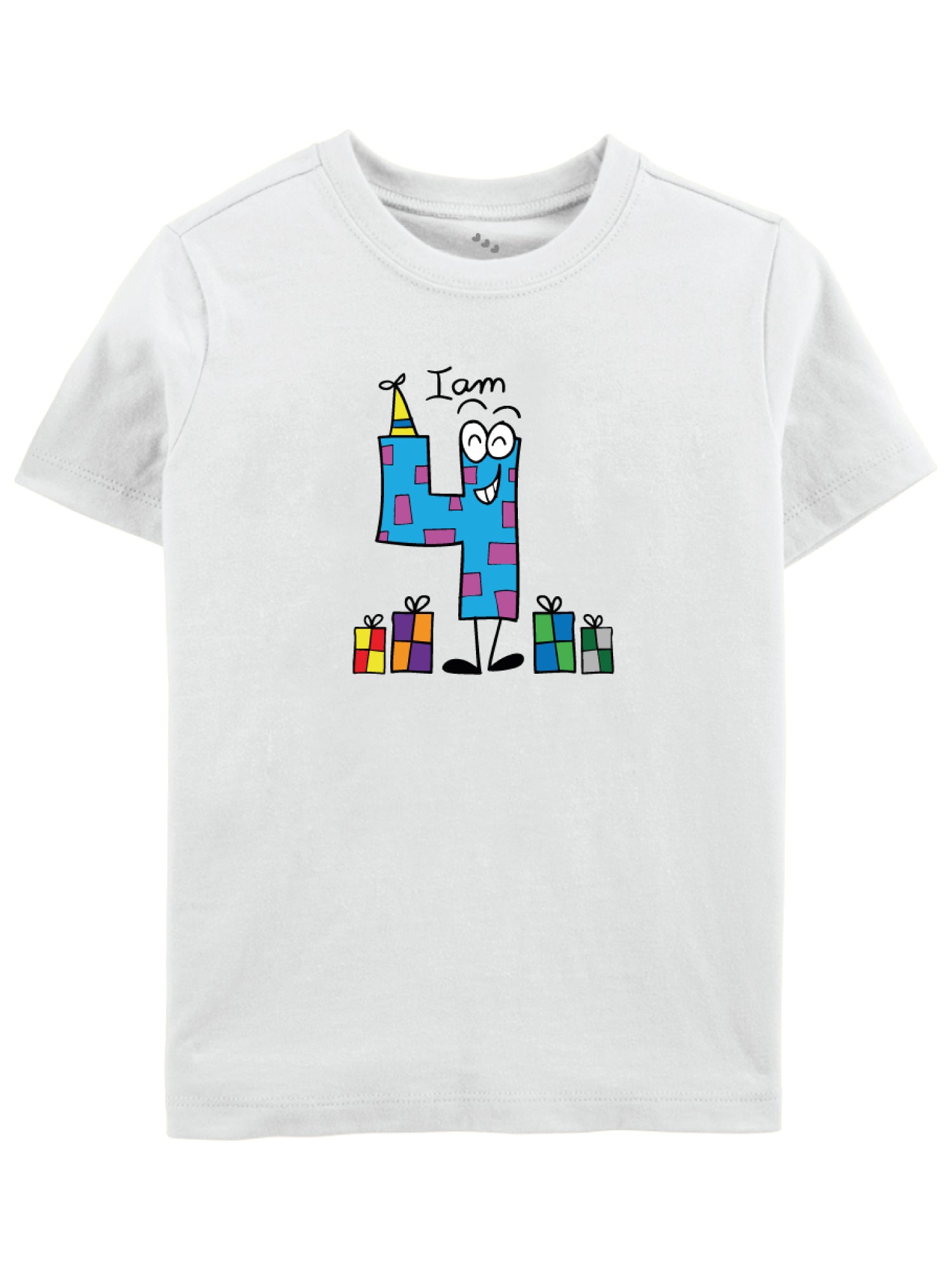 Birthday : I Am Four - Tee