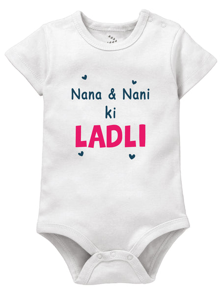 Nana and Nani Ki Ladli - Onesie