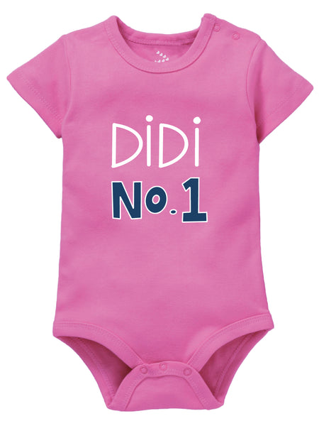 Didi  No 1 - Onesie | Festive Rakhi baby outfit/romper