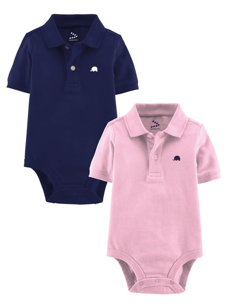 Polo Onesies - Set of 2