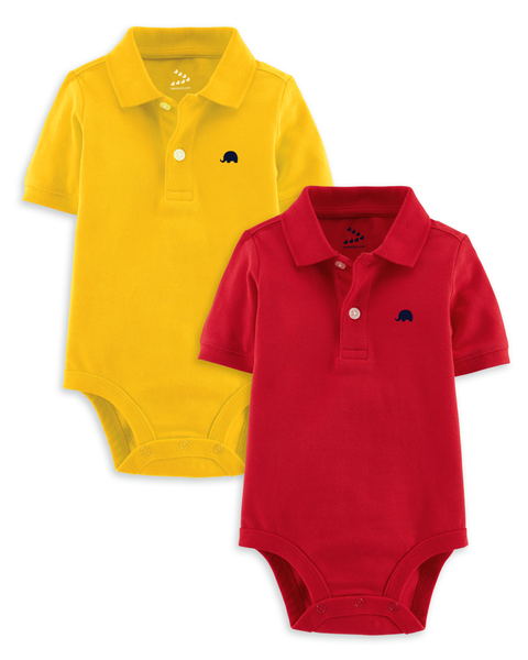 Polo Onesies - Set of 2