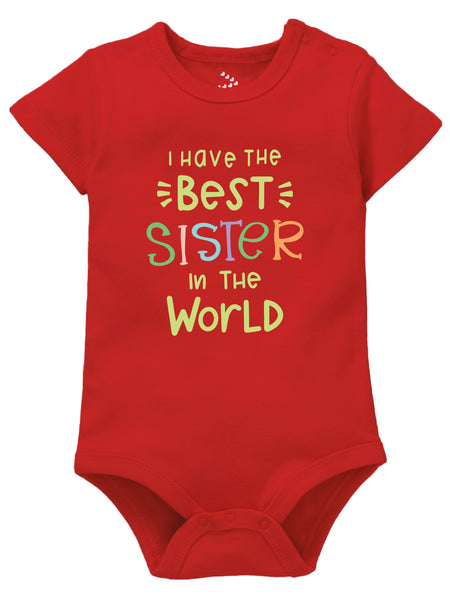 Best sister Onesie | Baby outfit/romper for Raksha Bandhan