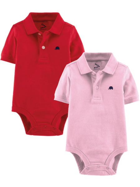 Polo Onesies - Set of 2