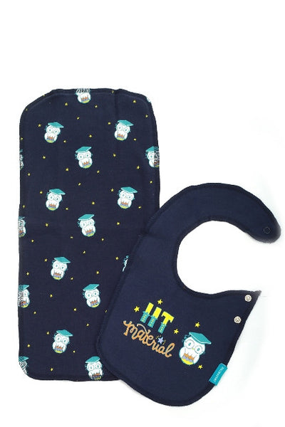 IIT Material - Bib and Burp Cloth Set