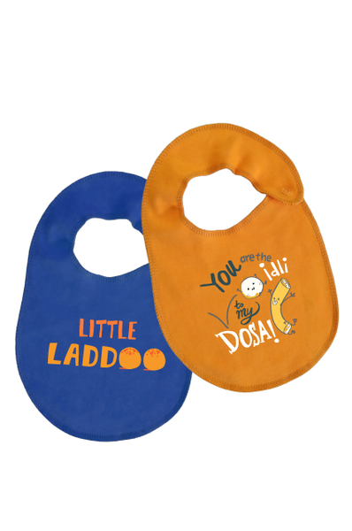 Bib Duo Set ( Little Laddoo / Idli to my Dosa)