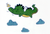 The Lucky Dragon - Bib and Burp Cloth Set