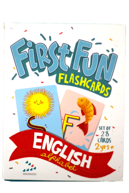 English Alphabet First Fun Flashcards
