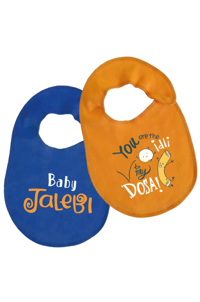 Bib Duo Set (Baby Jalebi/Idli To My Dosa)