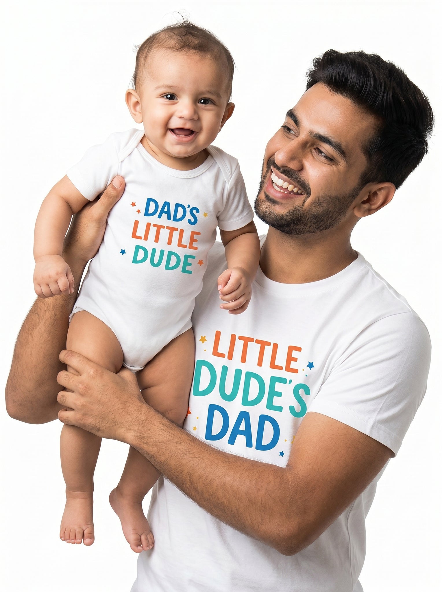 Dad's Little Dude & Little Dude's Dad  - T-shirt & Onesie