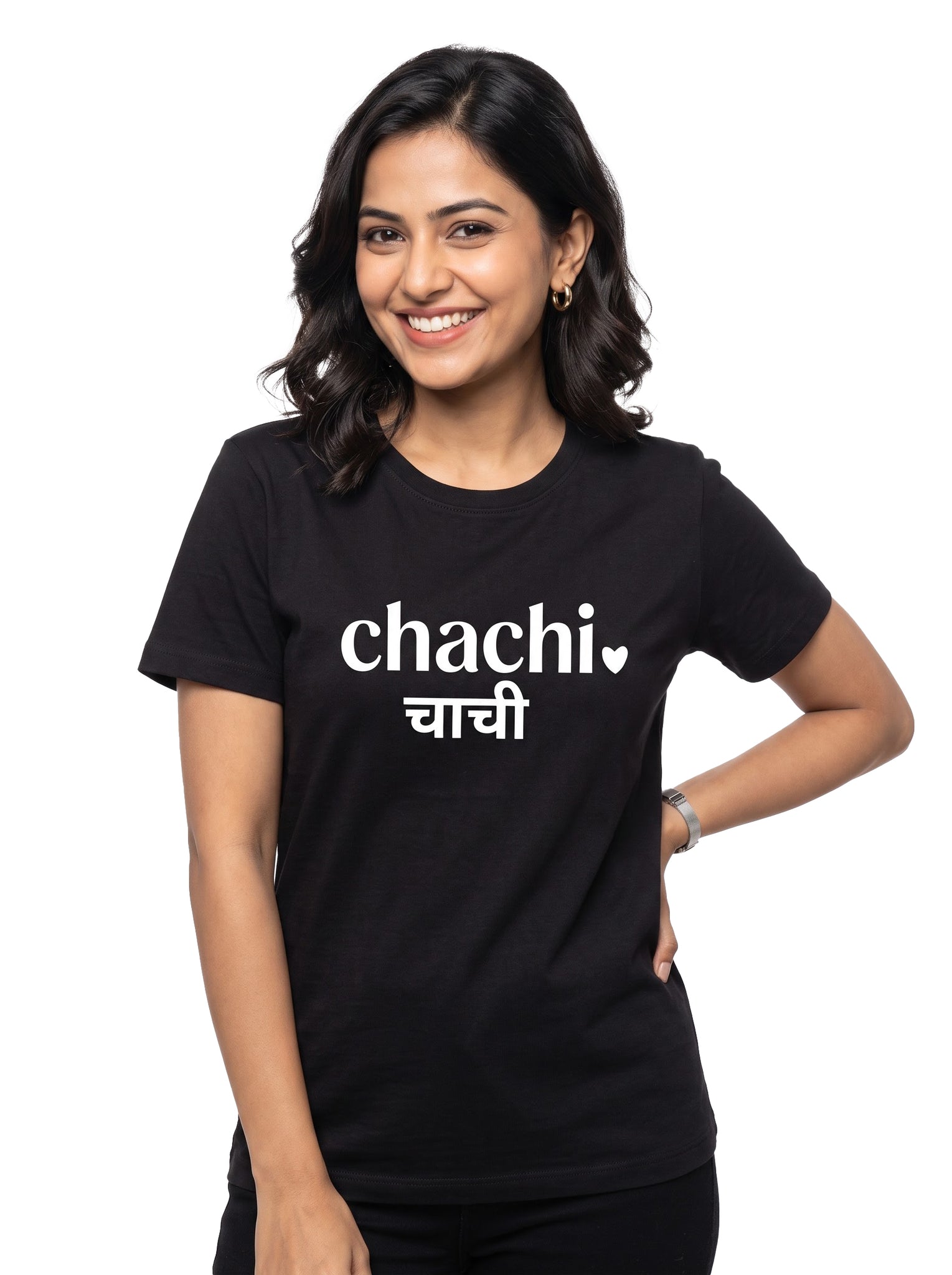 Chachi Hindi Printed - Adult T-Shirt