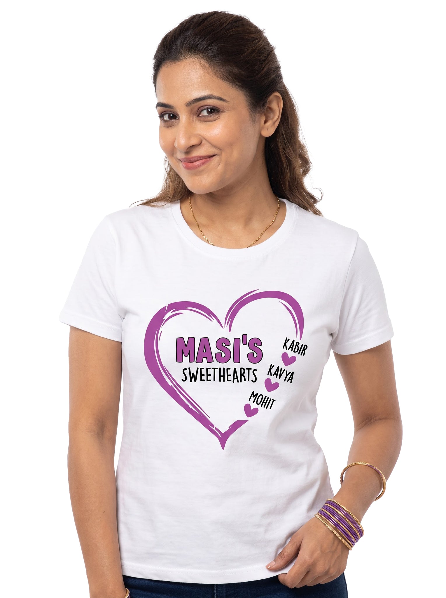 Customized Masi's Sweethearts with Kids Names - Adult T-Shirt