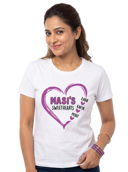 Customized Masi's Sweethearts with Kids Names - Adult T-Shirt