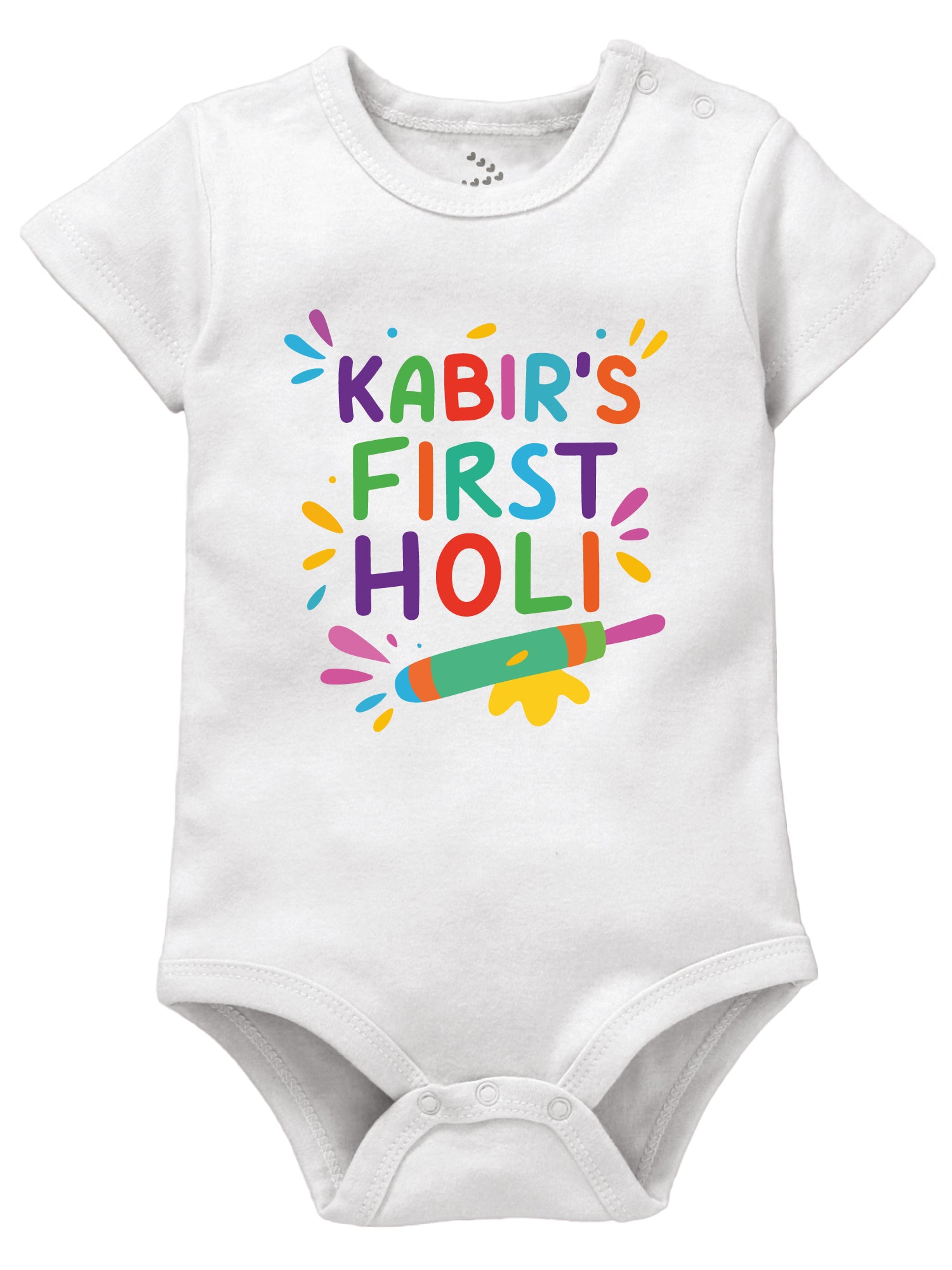 [First Names] First Holi - Onesie