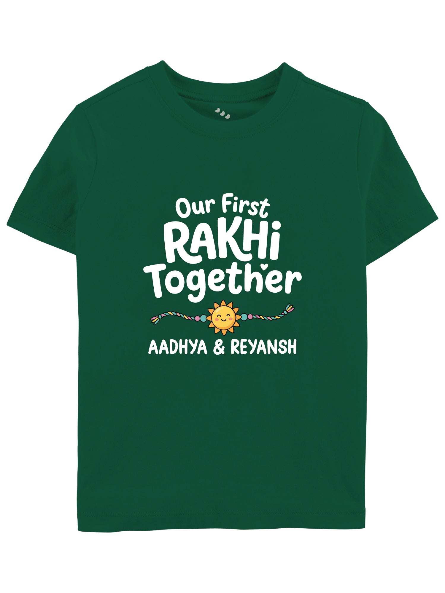 Our First Rakhi Together With Two Names -Tee