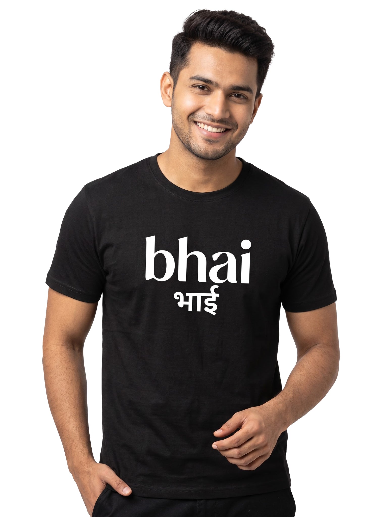 Bhai Hindi Printed - Adult T-Shirt