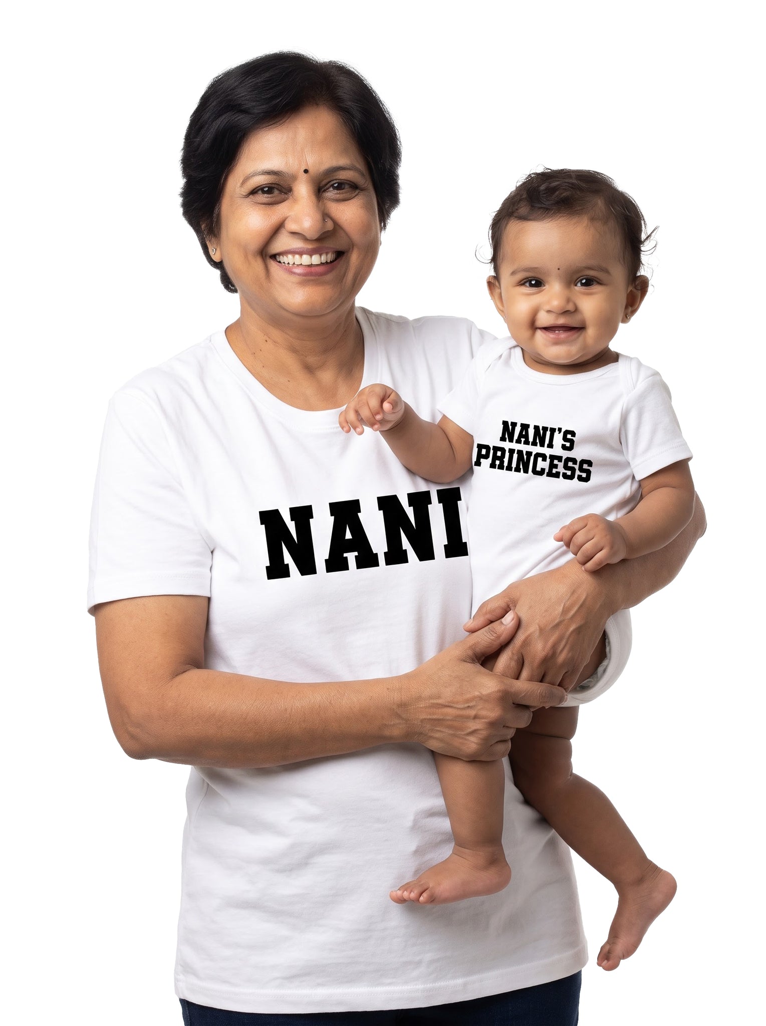 Nani & Nani's Princess Nani & Baby Matching Outfit - T-Shirt and Romper