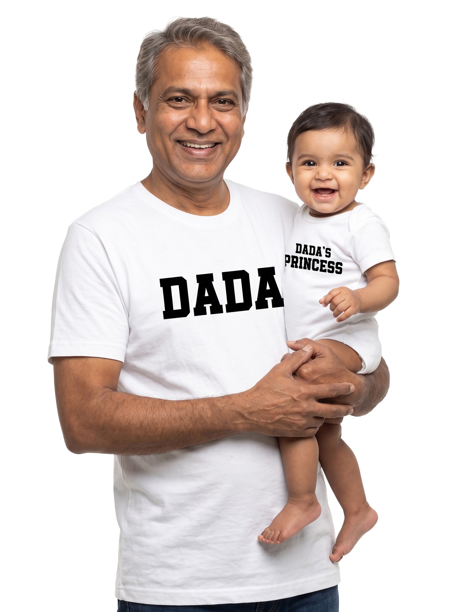 Dada & Dada's Princess Dada & Baby Matching Outfit - T-Shirt and Romper