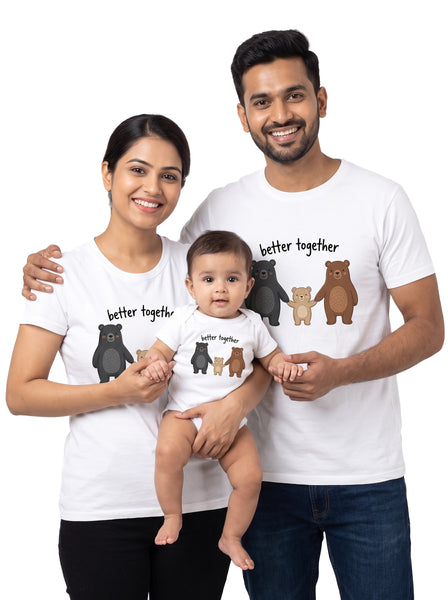 Better Together Set of 3 Bear Printed - Family Matching Outfit
