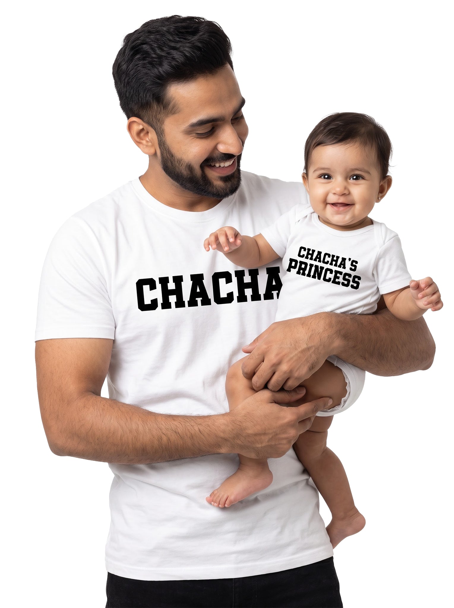 Chacha & Chacha's Prince/Princess Chacha & Baby Matching Outfit - T-Shirt and Romper (Copy)