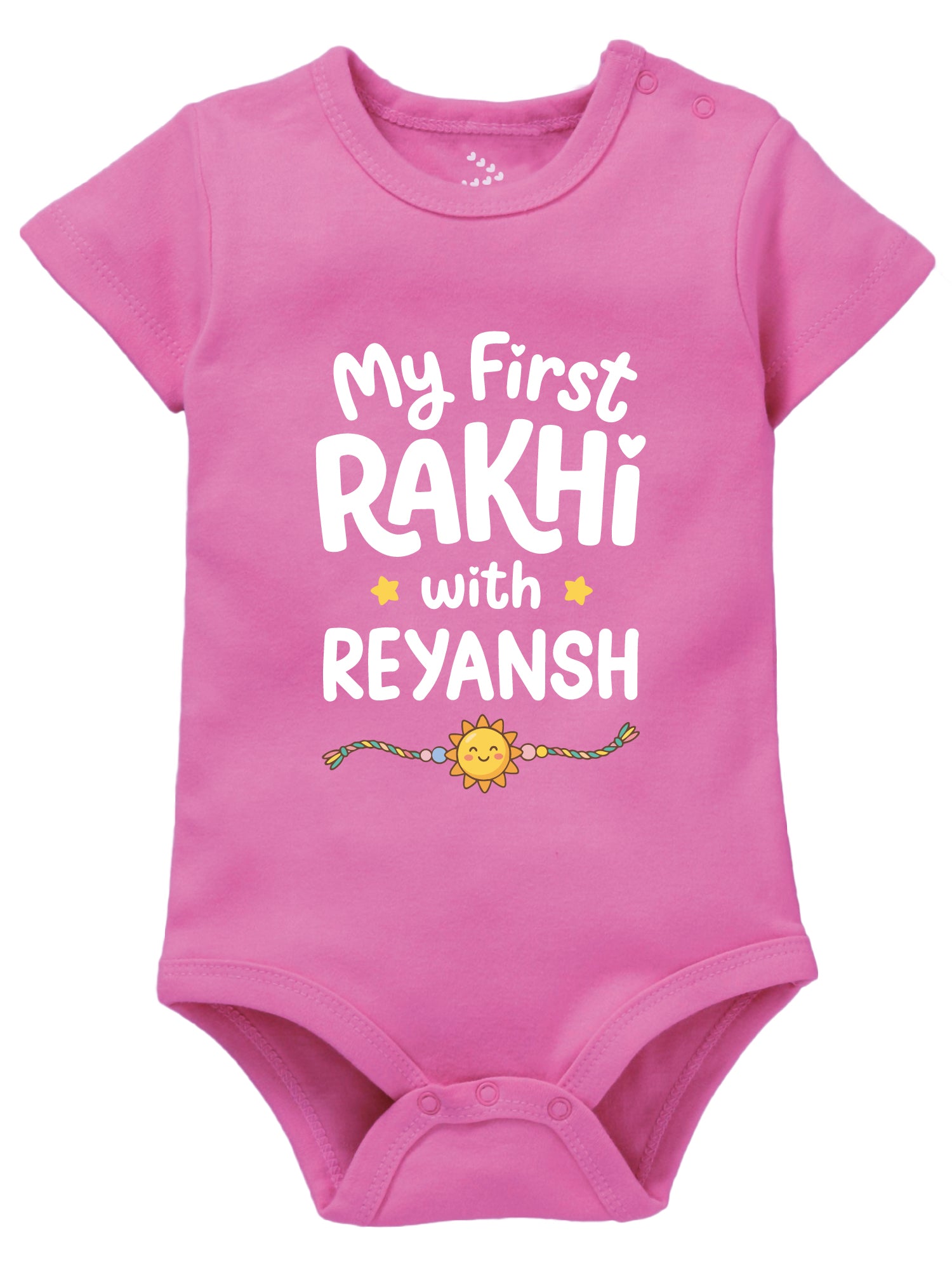 My First Rakhi With Customized Name Boy/Girl - Onesie