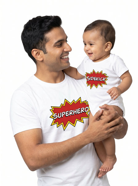 SuperHero & SideKick - T-shirt & Onesie