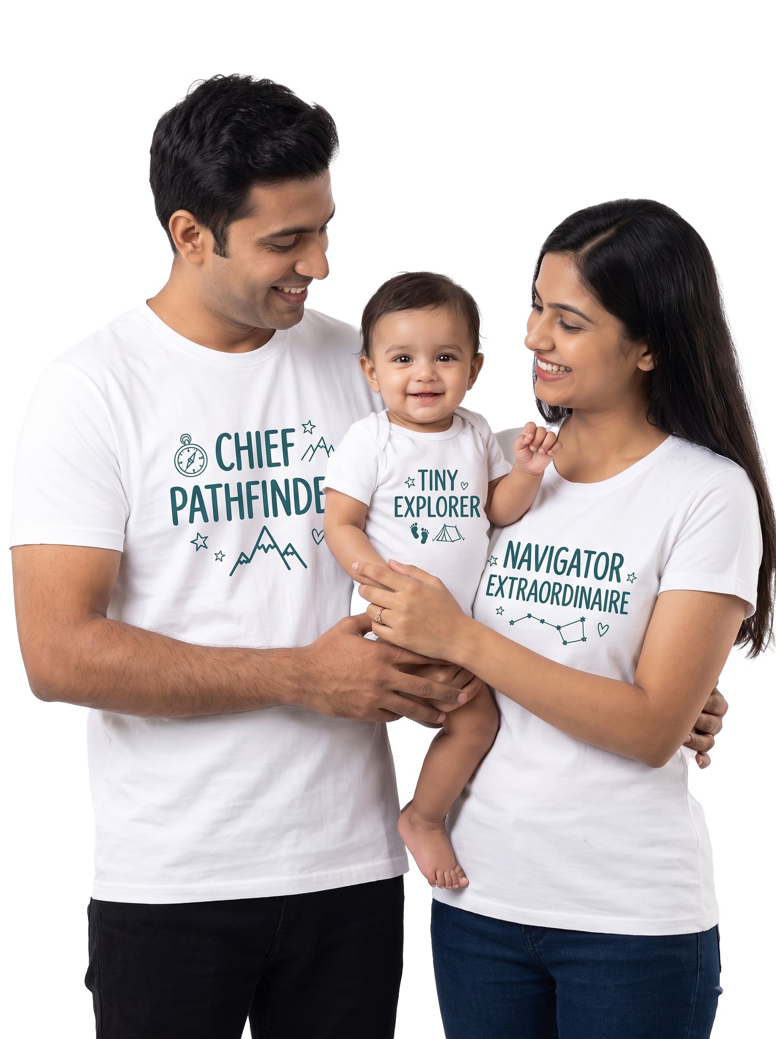 Chief Pathfinder Navigator Extraordinaire Tiny Explorer Printed - Family Matching Outfit
