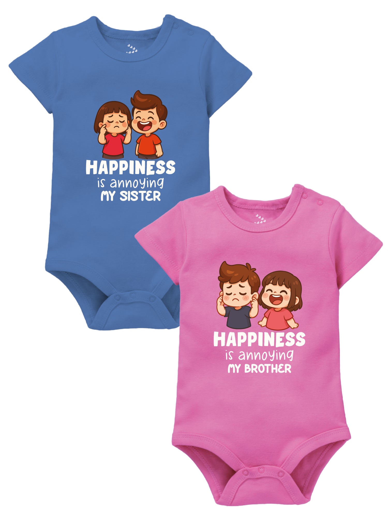 Happiness is Annoying My Sister and Happiness is Annoying My Brother - Set of 2