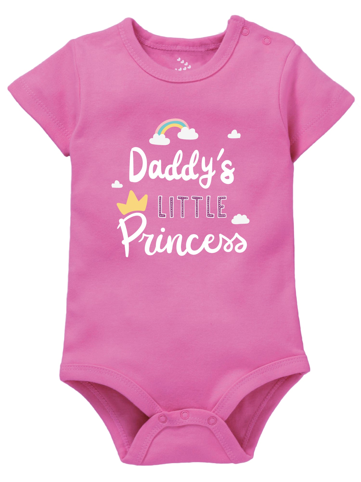 Daddy s Princess Onesie Buy online Personalised Baby Onesie Romper Zeezeezoo