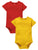 Solid Set of 2- Red and Yellow 0 Baby - Onesie