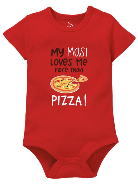 My Masi Loves me More than Pizza  - Onesie