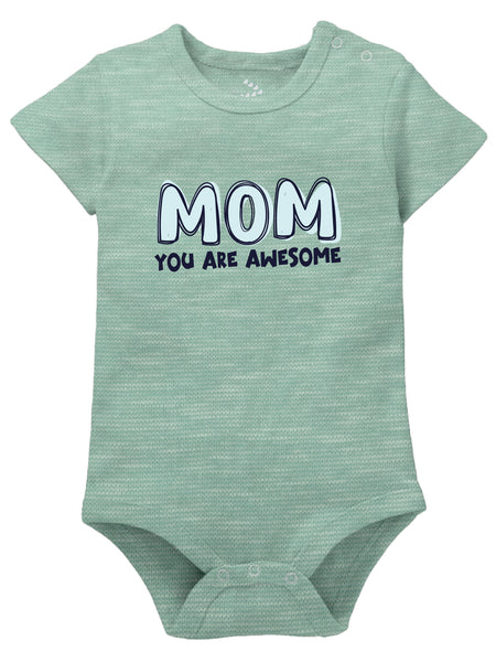 Mom You are Awesome - Melange Onesie