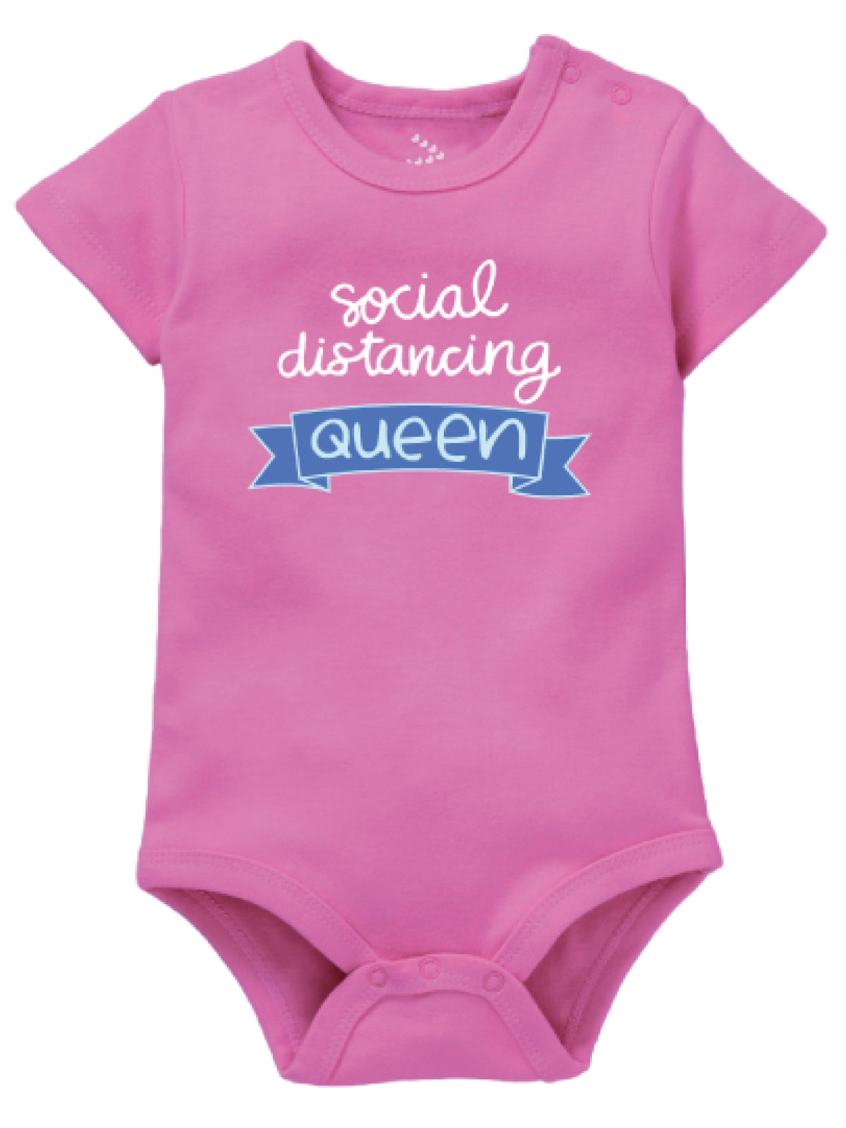 Social Distancing Queen - Onesie | Buy online Personalised Baby Onesie ...