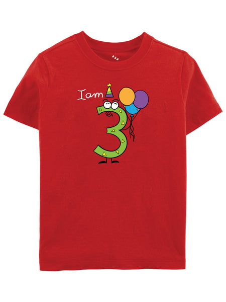 Birthday : I Am Three - Tee