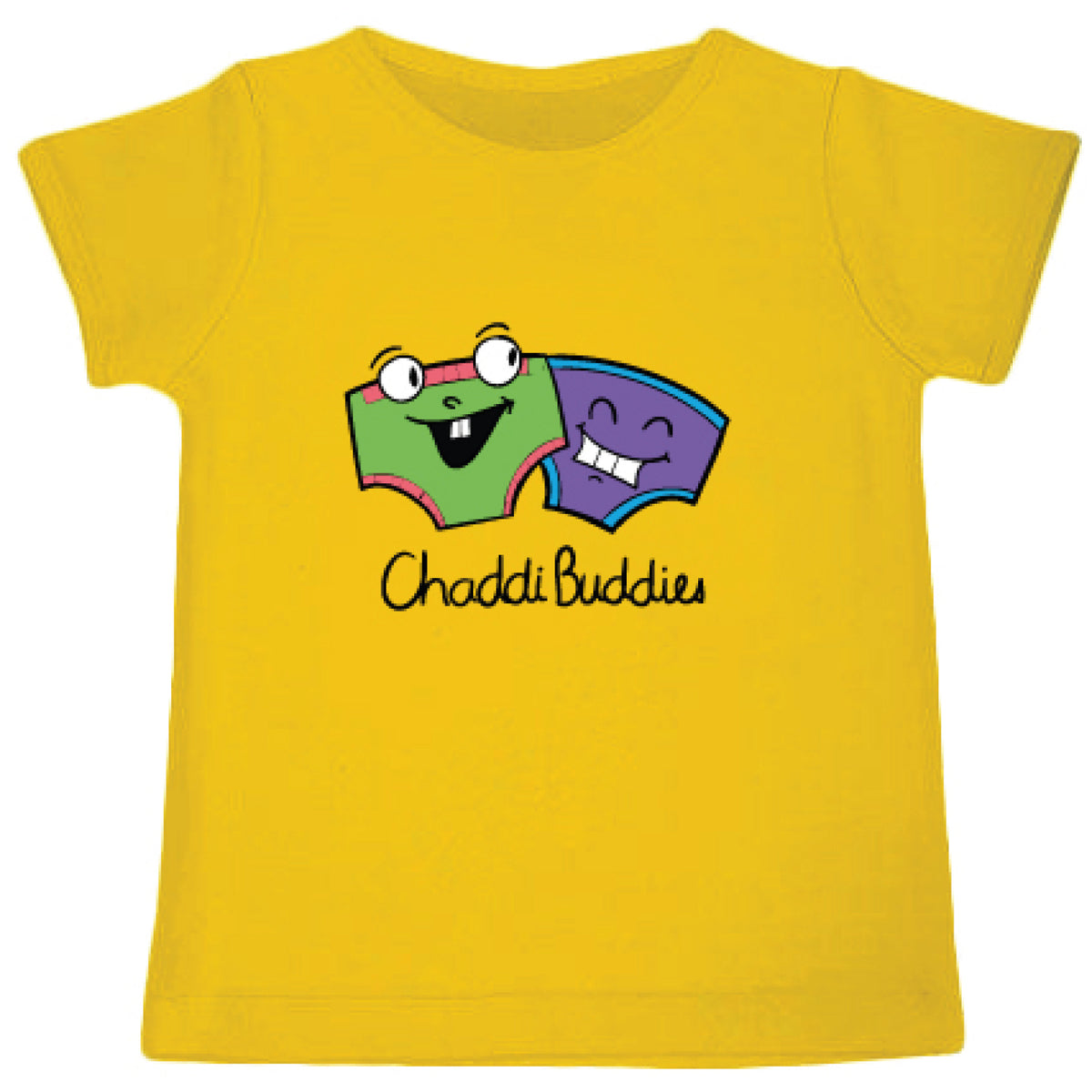 Chaddi Buddies Tee Buy online Personalised Baby Tee/T-Shirt - Main Image