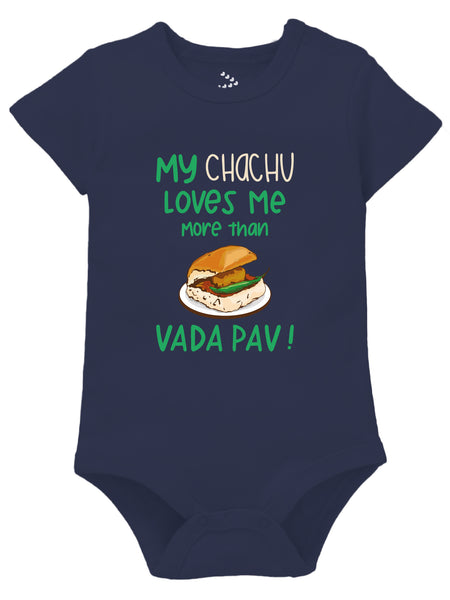 Chachu Loves Me More Than Vadapav - Onesie