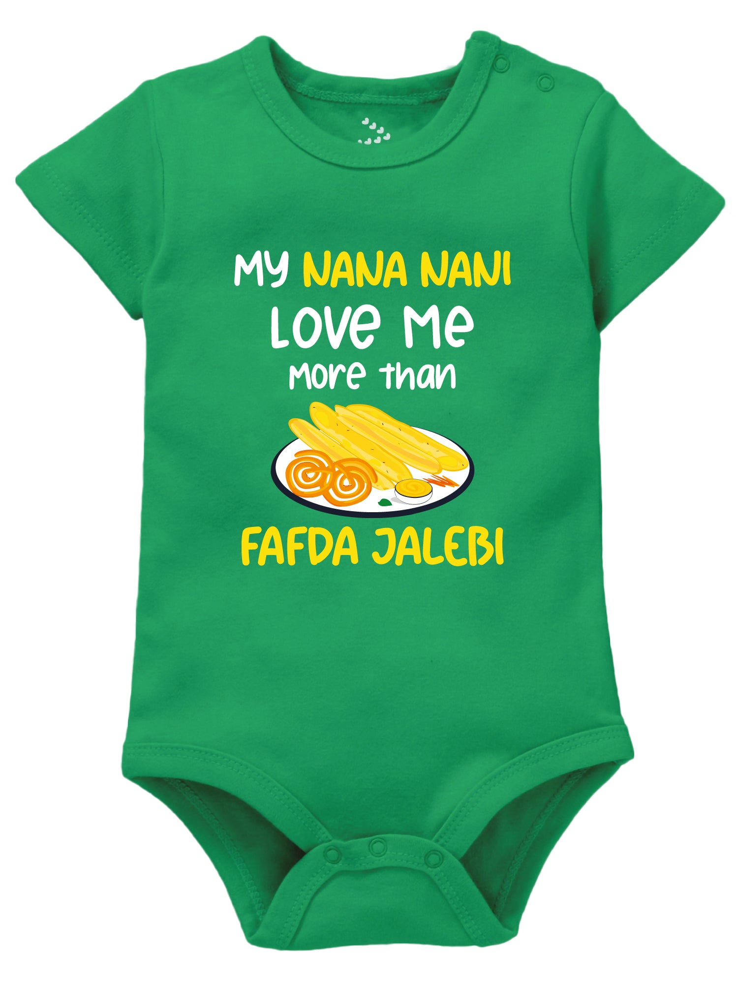 My Nana Nani Loves Me More Than Fafda Jalebi - Onesie