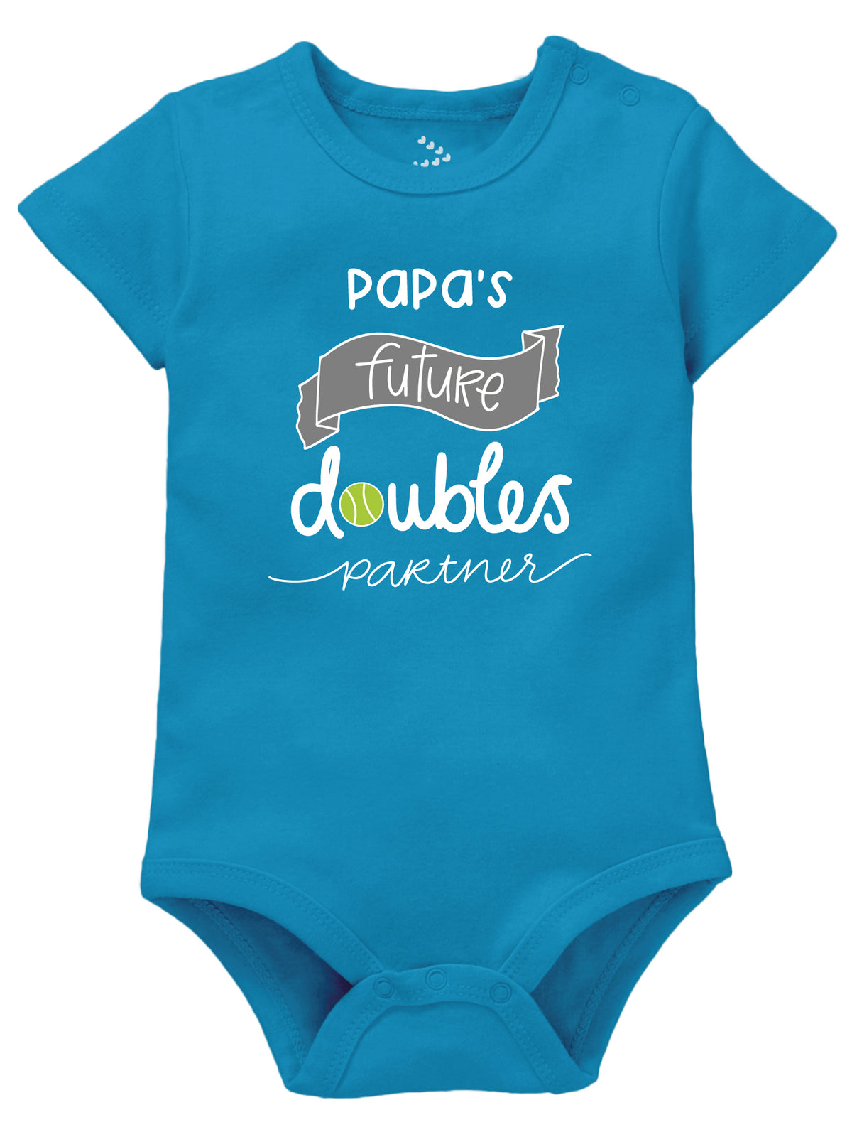 Papa's Future Doubles Partner - Onesie | Buy online Personalised Baby ...