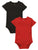 Solid Set of 2- Black and Red 0 Baby - Onesie