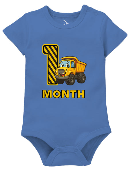 Construction Theme 1 To 12 Monthly Birthday