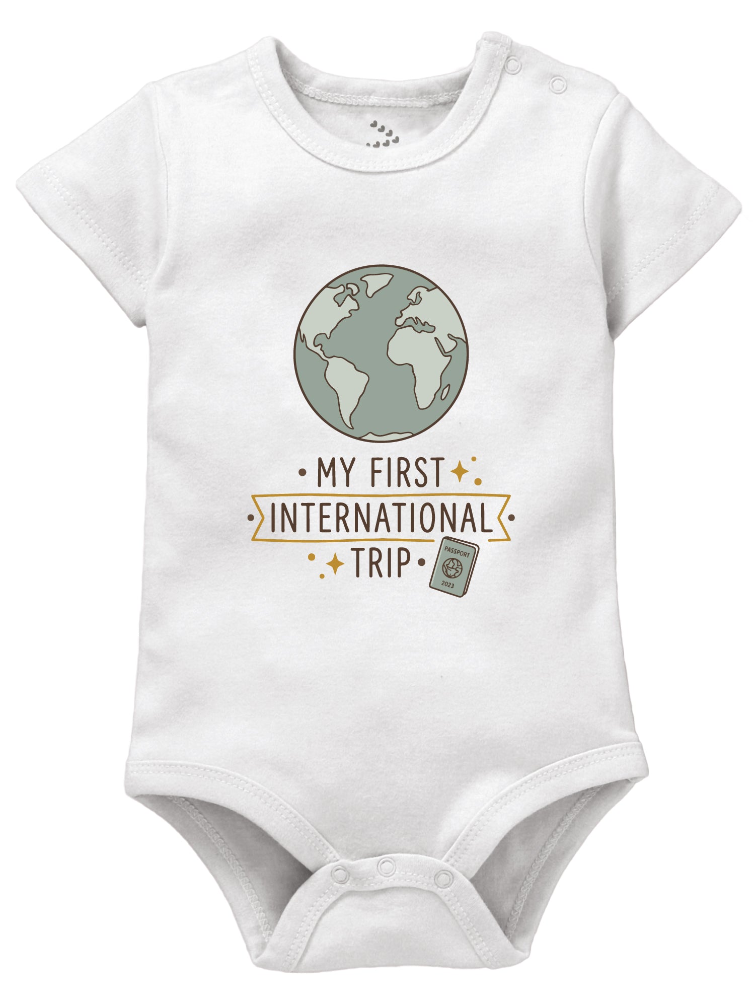 My First International Trip - Onesie