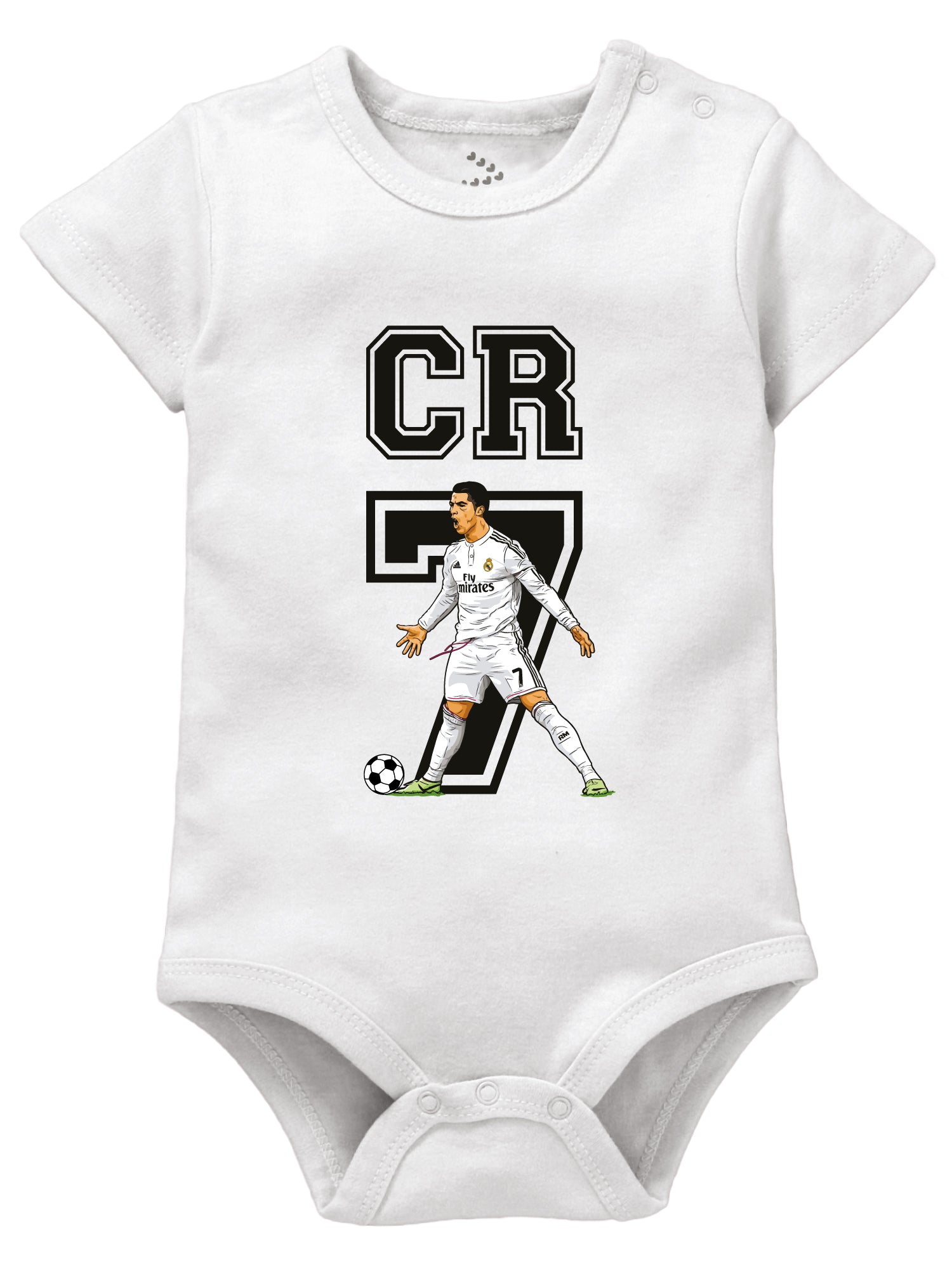Cr 7 Black Text - Onesie