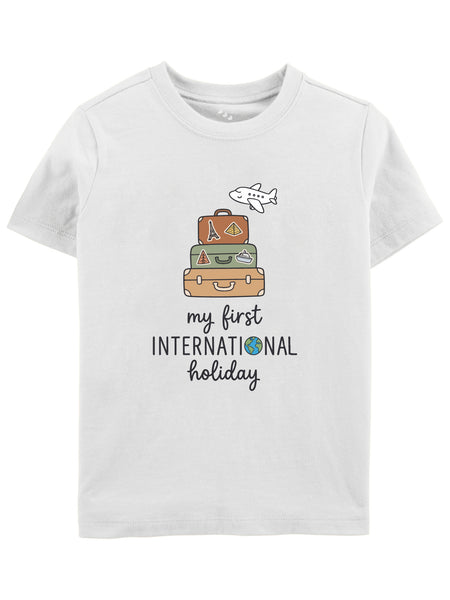 My First International Holiday - T-shirt
