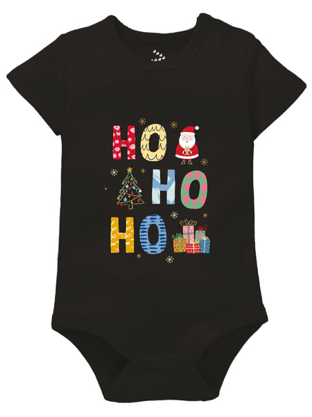 Ho Ho Ho Printed - Onesie