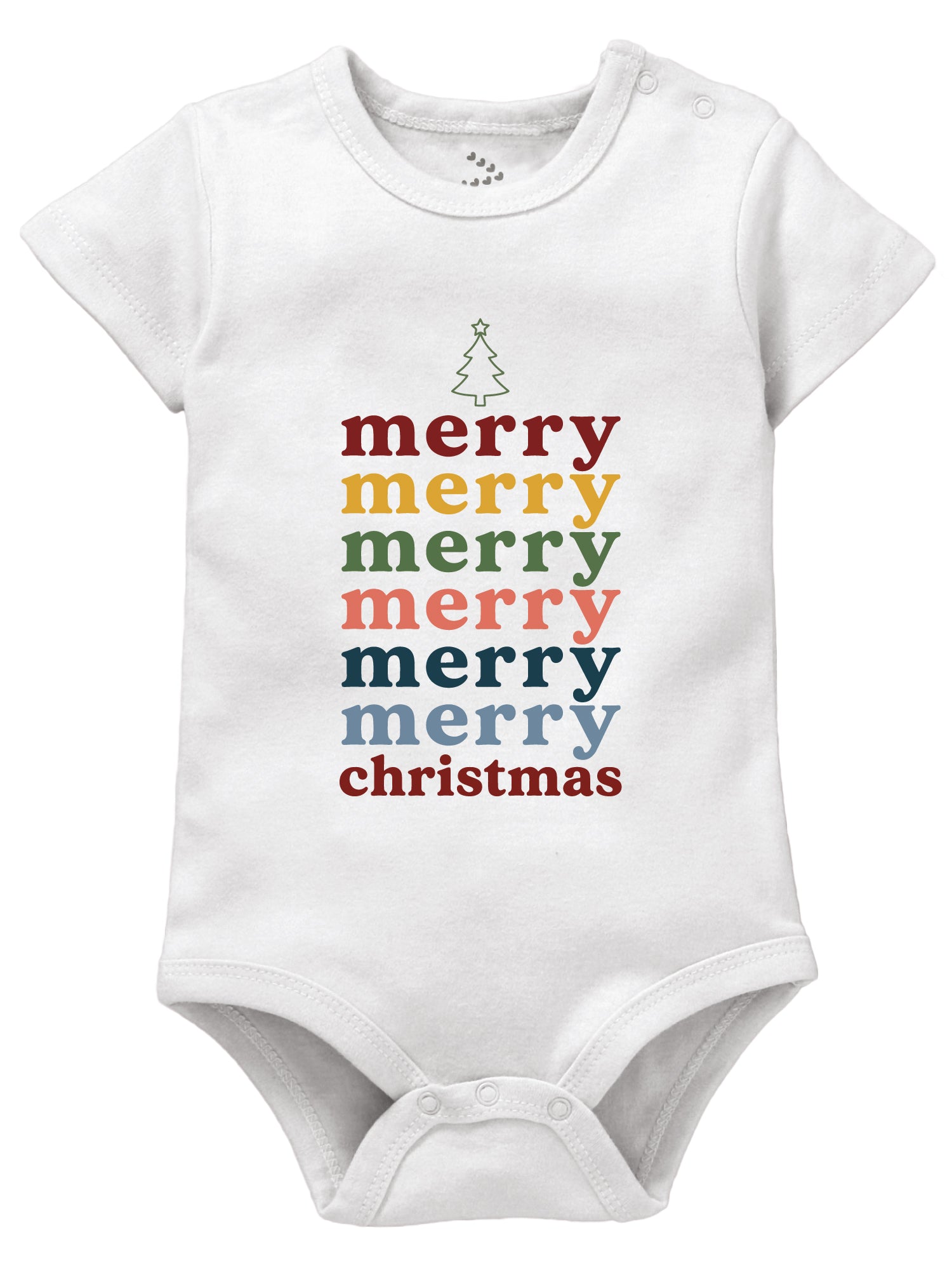 Merry Christmas Printed - Onesie