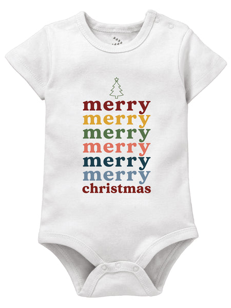 Merry Christmas Printed - Onesie