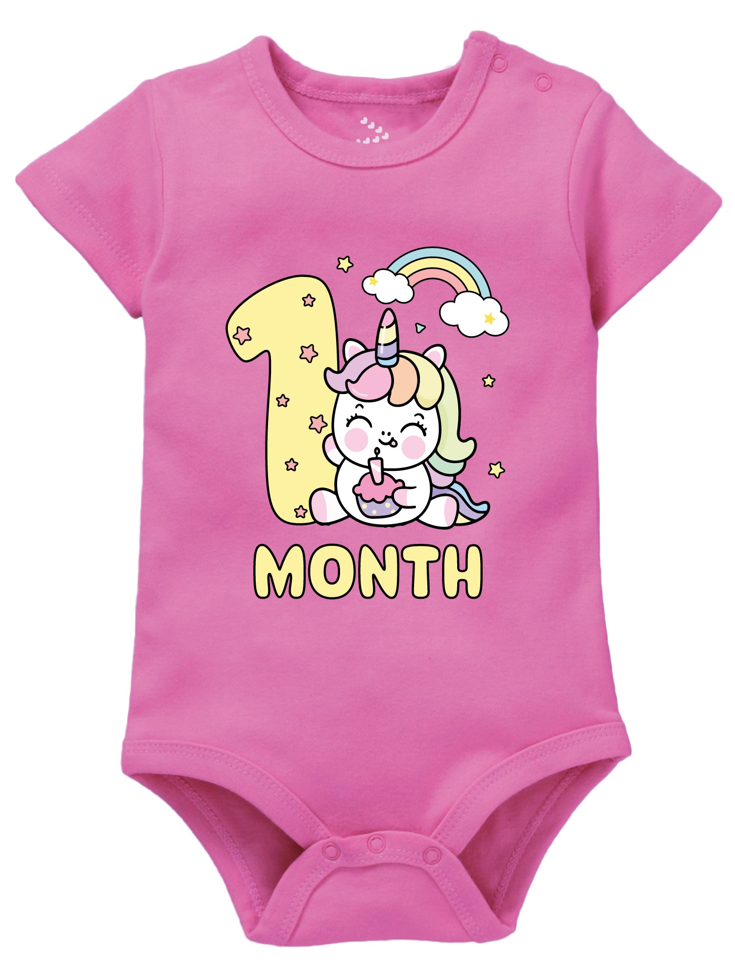 Unicorn Theme 1 To 12 Monthly Birthday
